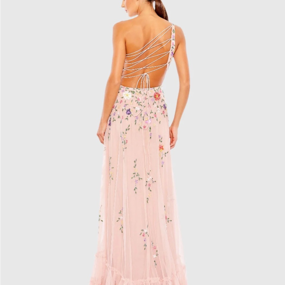 ✔️#29 BNWT MAC DUGGAL
Embellished One Shoulder Asymmetrical Hem Dress 9164 - Picture 6 of 10
